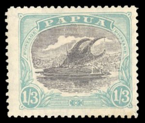 Papua New Guinea #93 Cat$14.50, 1932 1sh3p pale bluish green and grayish viol...