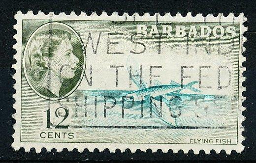 Barbados #242 Single Used