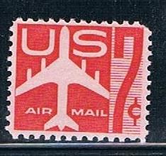 USA C60: 7c Jet Silhouette, single, MNH, F-VF