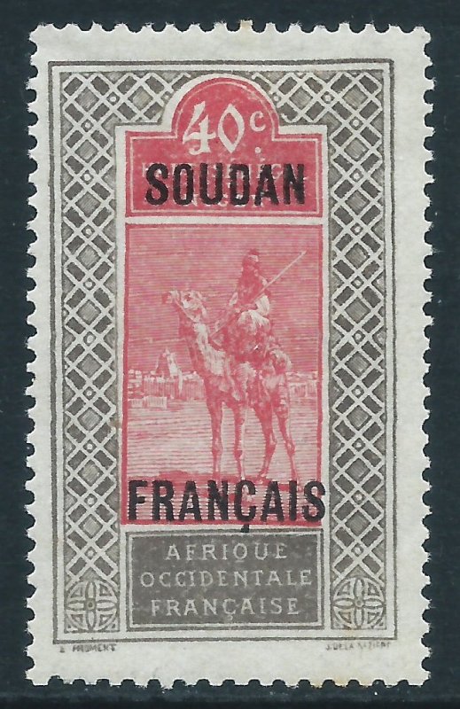 French Sudan, Sc #36, 40c MH