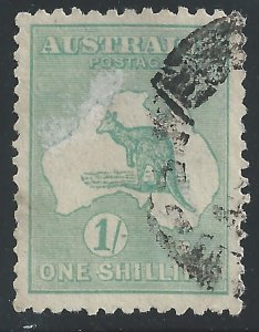 Australia #51 1sh Kangaroo and Map