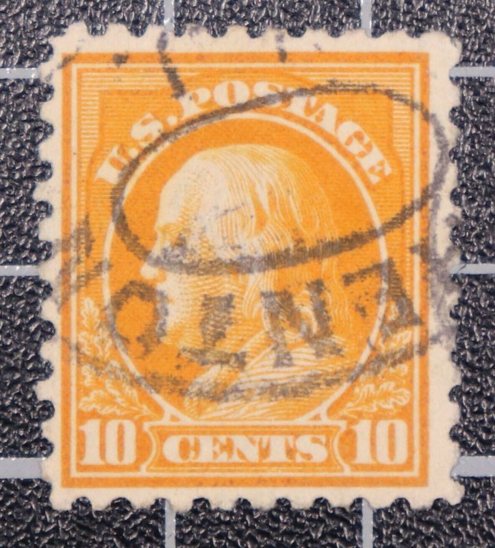 Scott 472 10 Cents Franklin Used Nice Stamp SCV $3.00