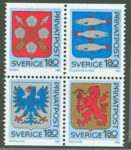 Sweden #1534-1537