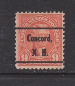 SC641 Jefferson precancel Concord