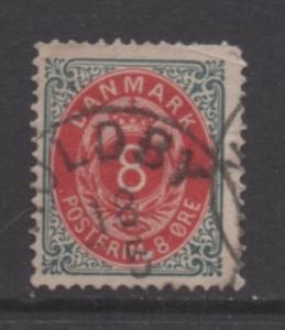 Denmark  Scott# 44  used single