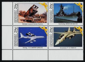 Micronesia 141a BL Block MNH Warship, Aircraft, Operation Desert Storm