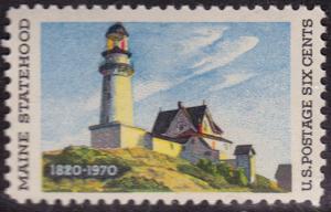 Scott 1391   6¢ Main Statehood MNH Single