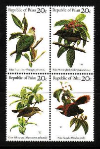 Palau-Scott#8a-Unused NH block-Birds-1983-