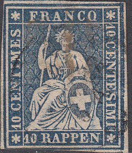 Switzerland 27 Used CV $47.50