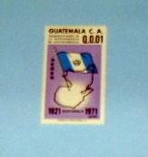 Guatemala - C468, MNH...Flag and Map. SCV - $0.25