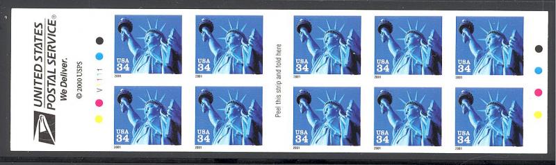 U. S. 3485a mint never hinged