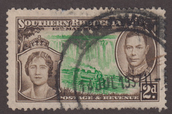 Southern Rhodesia 39 Queen Elizabeth, George VI 1937