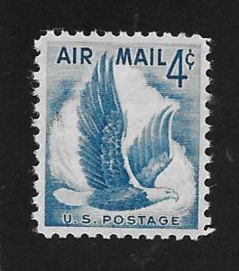 SC# C48  - (4c) - Eagle in Flight, blue, Mint Never Hinged