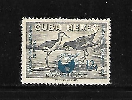 Cuba Stamps: #C151; 12c 1956 Airmail (Press Association Conference); OG