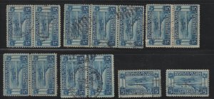 1927 Caribbean Stamps Sc C1 Seaplane Over Havana Harbor 18 Stamps U