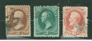United States #146-148 Used Multiple