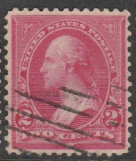 U.S. Scott #267c Washington Stamp - Used Single - Rose Carmine Type III