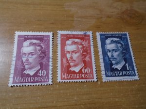 Hungary  #  848-50  used