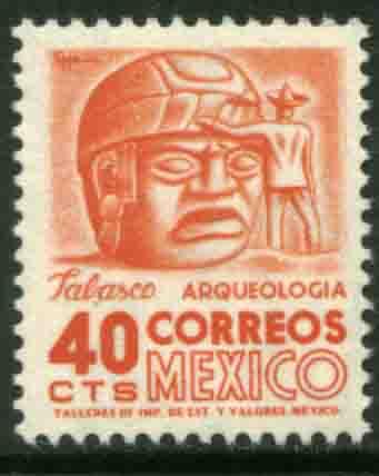 MEXICO 880, 40¢ 1950 Definitive 2nd Printing wmk 300. MINT, NH. F-VF.