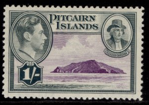 PITCAIRN ISLANDS GVI SG7, 1s violet & grey, M MINT.