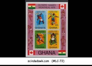 GHANA - 1976 OLYMPIC GAMES MONTREAL - Miniature sheet MNH