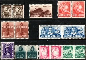 1941 -1943 South Africa WWII Military complete set Sc# 81 / 89 MNH-LH CV $64