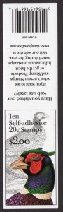 Scott #3050a Ring-necked Pheasant Booklet of 10 Stamps - MNH P#V2222