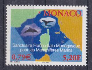 Monaco 2197 MNH 2000 Marine Mammal Sanctuary