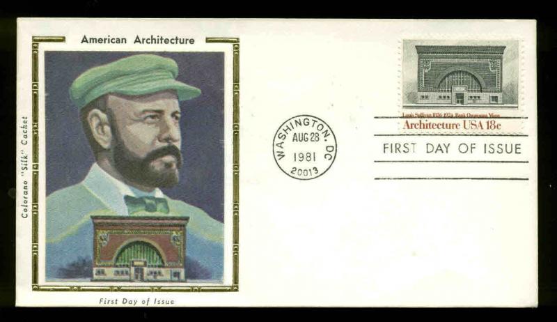 U.S, FDC #1931 Colorano Silk Washington, DC American Architecture