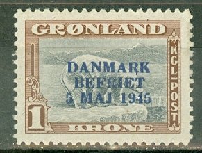 KJ: Greenland 25a MNH CV $400