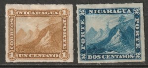 Nicaragua 1878 Sc 8-9 MH*