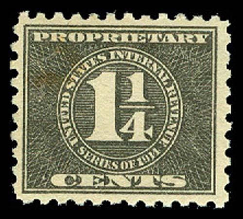 U.S. REV. PROPRIETARY RB36  Mint (ID # 62093)