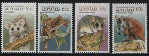 AUSTRALIA 1166-9 MNH F/VF  SET OF 4 ANIMALS OF THE HIGH COUNTRY