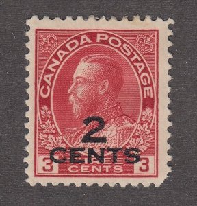 Canada #140 Mint Admiral Provisional