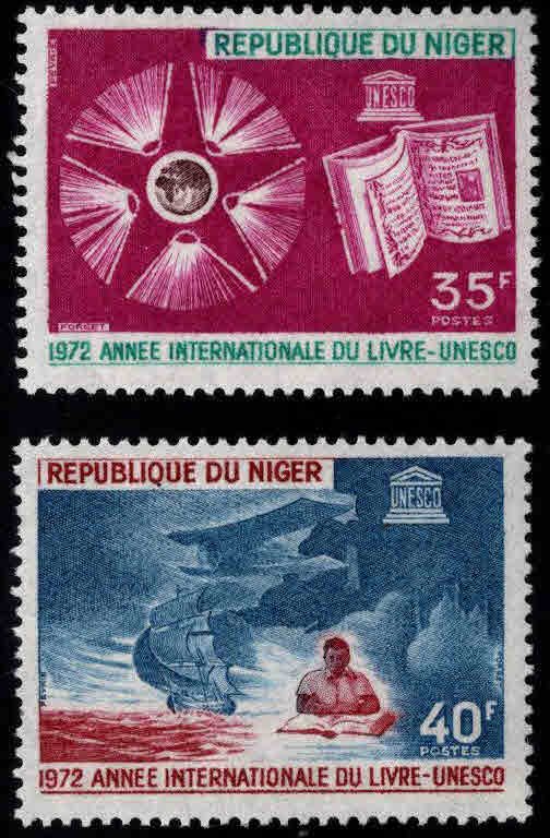 Niger Scott 252-253 MNH** UNESCO stamp set