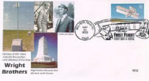 FDC Wright Bros Memorials sc 3783