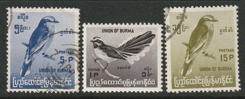 Burma 176,179,181 MH/used