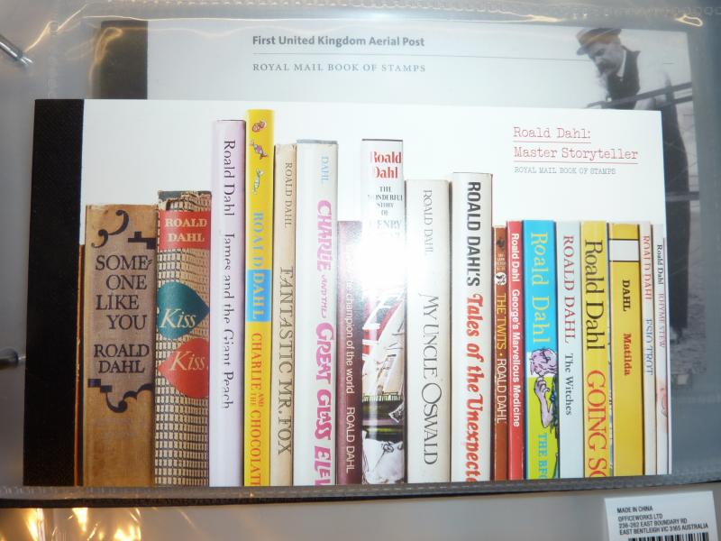 UK Royal Mail Roald Dahl: Master storyteller Book of stamps