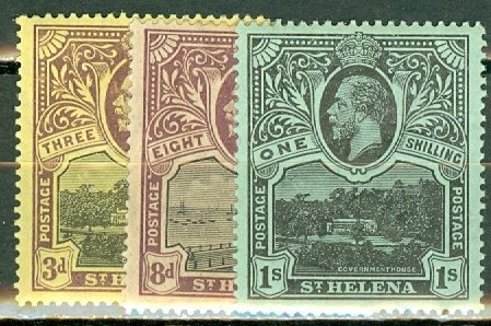 PS: St Helena 61-68 mint CV $52.25; scan shows only a few