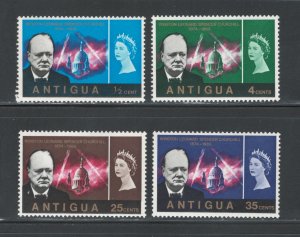 Antigua 1966 Winston Churchill Omnibus Issue Scott # 157 - 160 MH