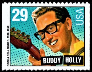 US 2736 MNH VF 29 Cent Buddy Holly Booklet Single