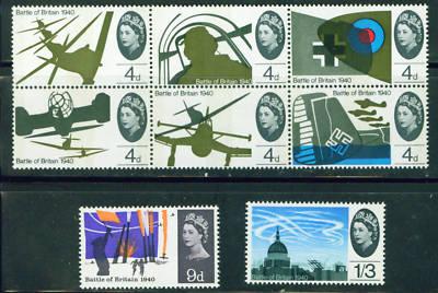 Great Britain Scott 430-7 Battle of Britain set MNH**