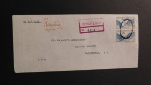 1940 Airmail Cover From Ancon Panama CZ to Washington DC British Embassy