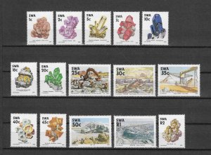 SOUTH WEST AFRICA 1989/90 SG 519/33 MNH
