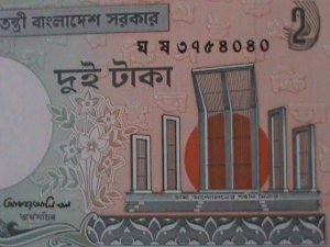 ​BANGLADESH-BANGLADESH BANK-2-TAKA-UNCIRULATED NOTE-VF WE SHIP TO WORLDWIDE