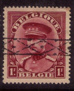 Belgium Scott #227 Fancy Rouletted Cancel 1931  Albert I 1931 VF/XF