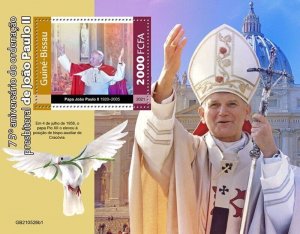 Guinea-Bissau - 2021 Pope John Paul II - Stamp Souvenir Sheet - GB210526b1