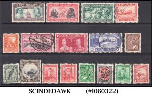 NEW ZEALAND - SELECTED CLASSIC STAMPS - 17V - USED