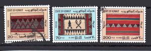 Kuwait 1021-1023 used