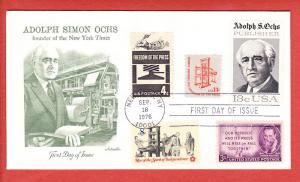 #1700 Adolph Ochs  COMBO- Artmaster Cachet